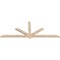 Ekena Millwork Kennewick Smooth Timber Gable Bracket, Douglas Fir, 84"W x 31"H x 1 1/2"D x 3 1/2"F, 9/12 Pitch GBW084X31X0204KEN00SDF - alternate 4
